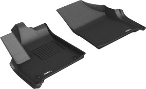 Buick Enclave Floor Mats - Front - 3D MAXpider - Kagu Series - Black - `18-`20